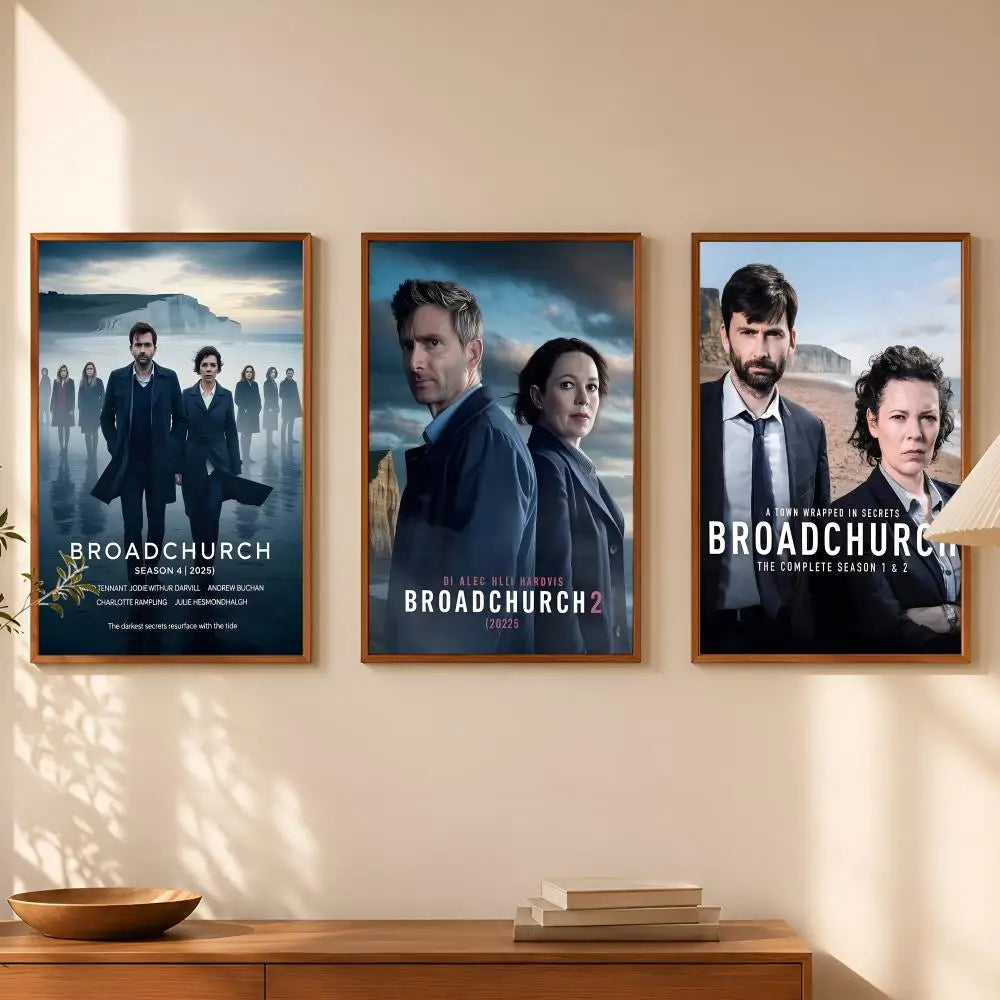 Broadchurch HD PVC Self-Stick Wall Art Poster | Waterproof Decor Wall Art Poster Axl
