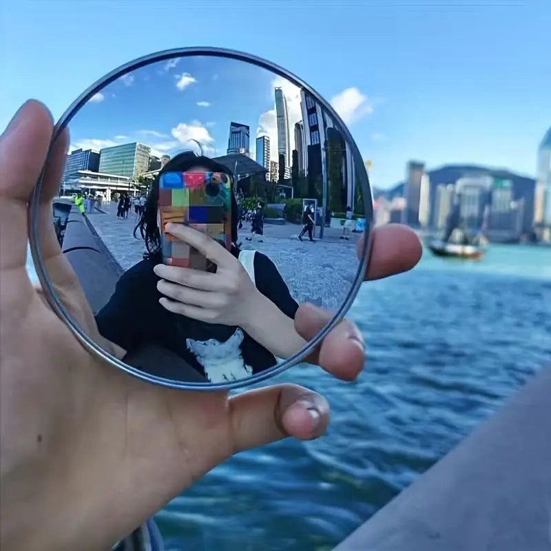 Convex Wide-Angle Round Travel Mirror – Small & Large Sizes Portable Travel Mirror Axl