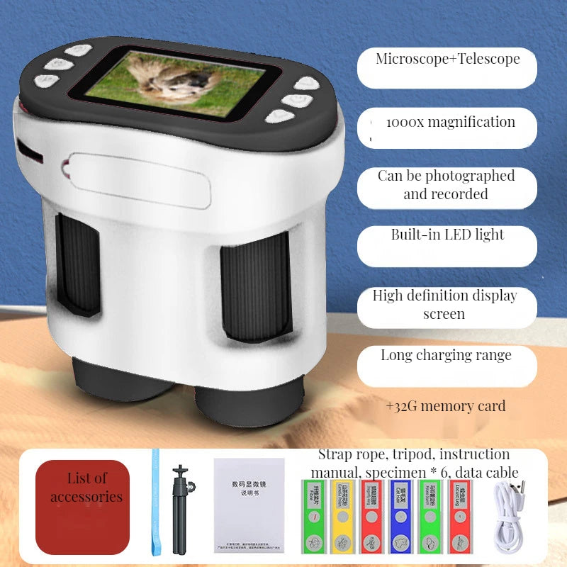 Handheld Digital Microscope with Screen & Photo Sharing – 5000X Digital Microscope Axl 4
