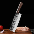 Forged Full Tang Nakiri Cleaver – Stainless Steel Chef Knife Kitchen Cleaver Knife Axl cleaver
