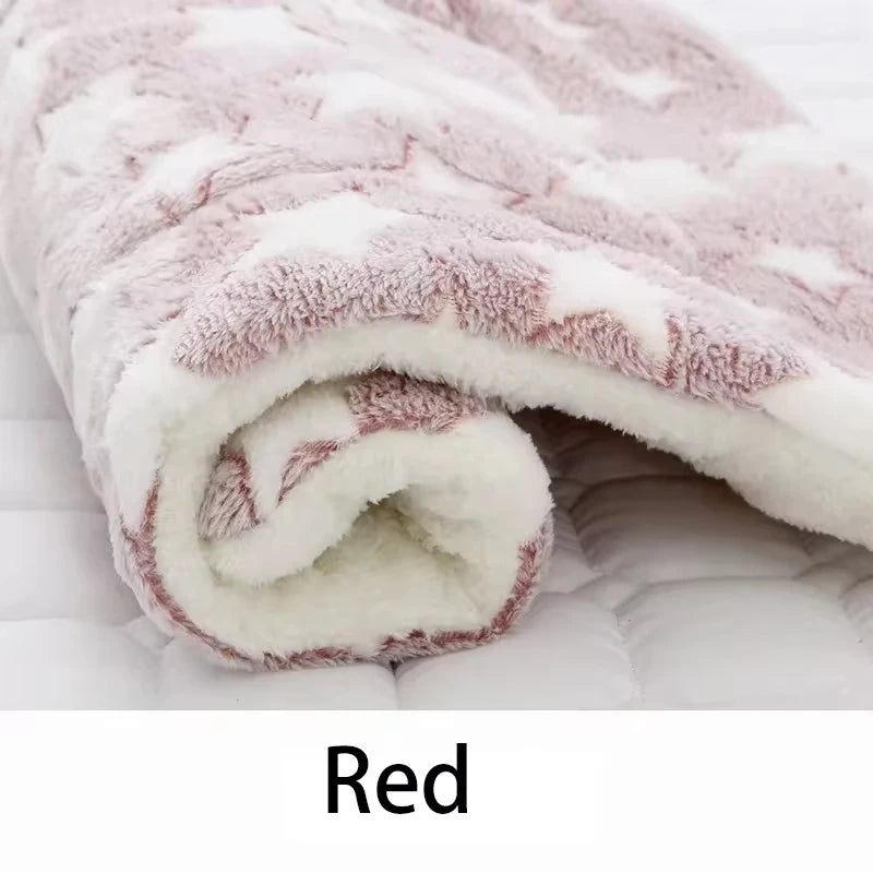 KEMORELA Flannel Pet Sleeping Mat – Dog & Cat Bed Cushion Pet Sleeping Mat Axl E S 49X32CM