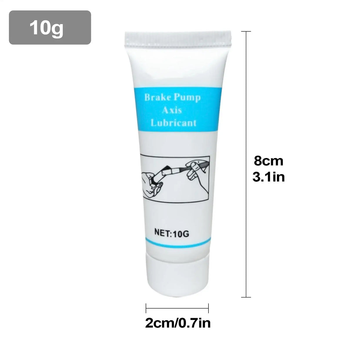 10g Brake Lubricant Grease – High-Temp Caliper & Guide Pin Brake Lubricant Grease Axl