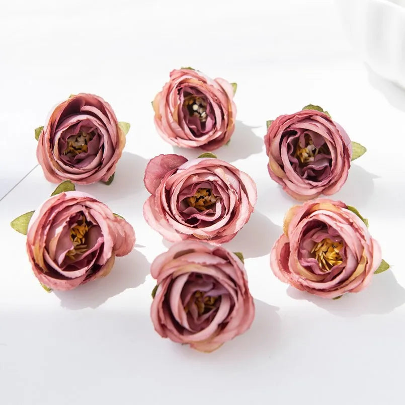 Silk Artificial Rose Heads 40/80 Pcs – Wedding & Home Decor Artificial Flowers Axl 9 40 pcs