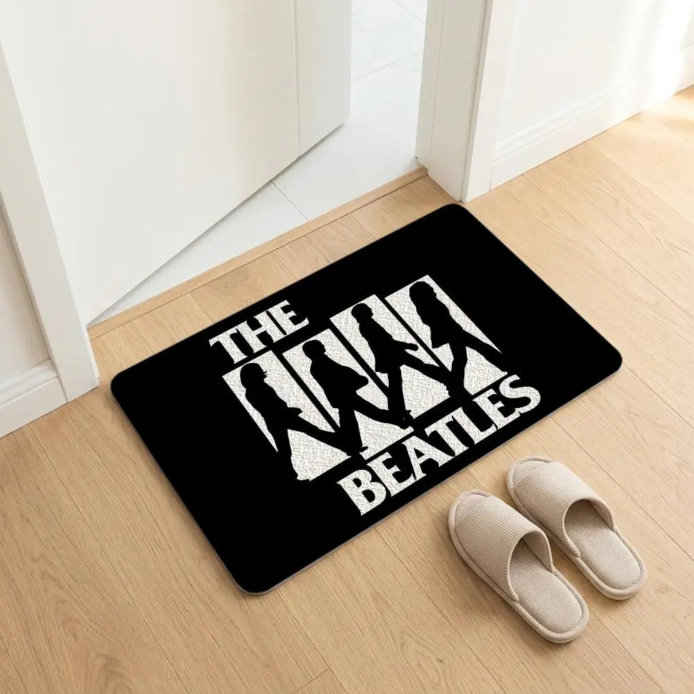 Diatomite Bath Mat – Quick Dry, Anti-Slip Rock Band Design Diatomite Bath Mat Axl White3 30x45cm