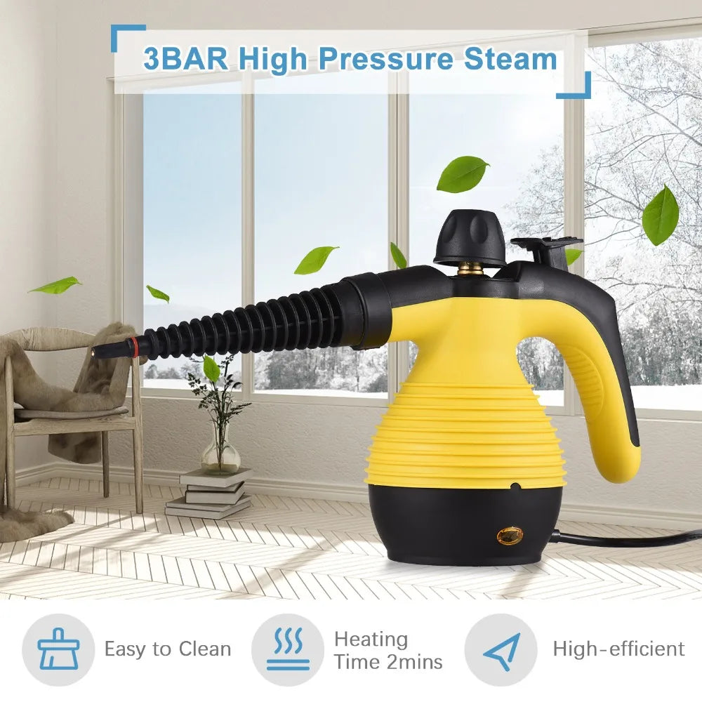 BALASHOV 1050W Handheld Steam Cleaner – Kitchen & Home Handheld Steam Cleaner Axl