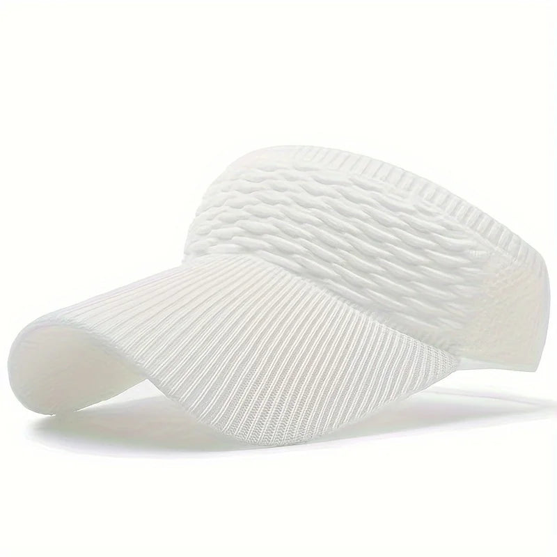 Women's Wide Brim Knit Sun Hat – Breathable Beach & Outdoor Cap Women's Sun Hat Axl White-1pc One size fits all