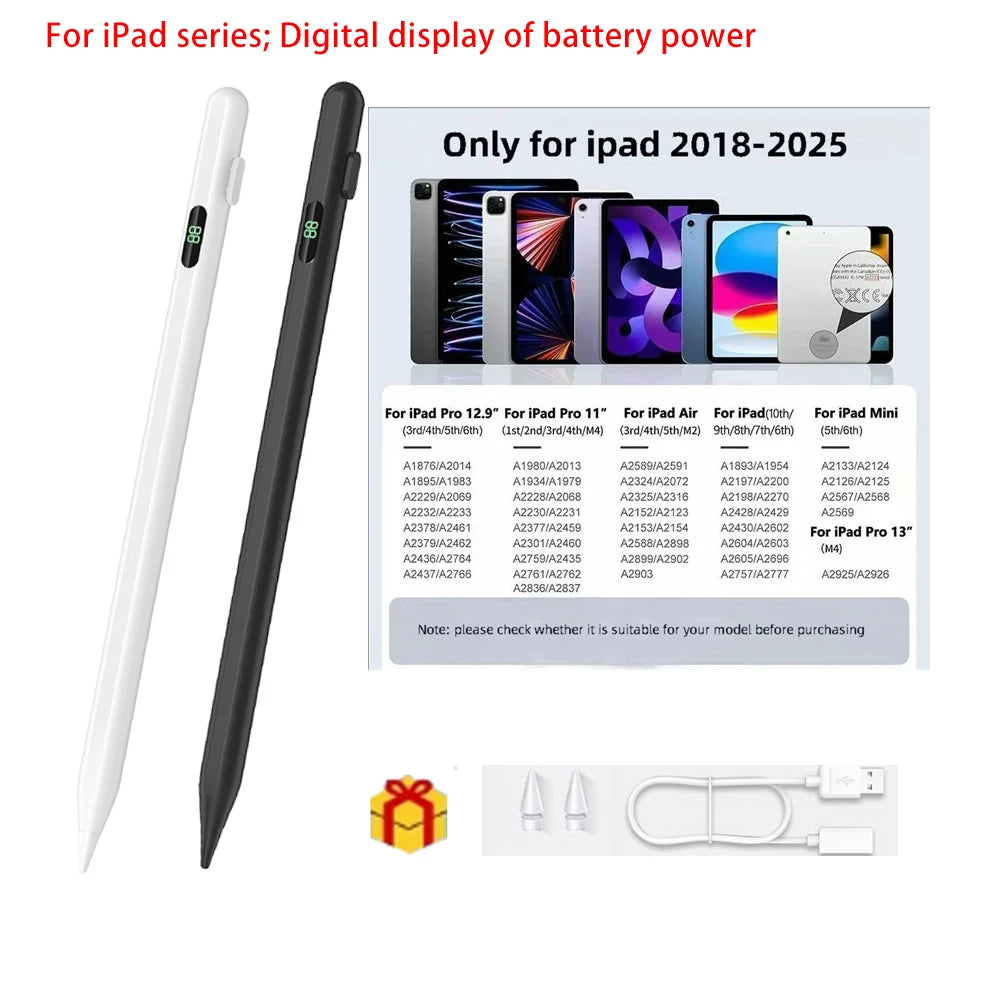 Stylus Pen for Apple iPad Air Pro Mini – Battery Display Active Stylus Pen Axl