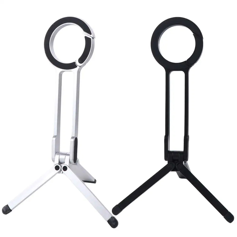 Foldable Magnetic Phone Tripod Carabiner – Adjustable Vlog Stand Phone Tripod Stand Axl