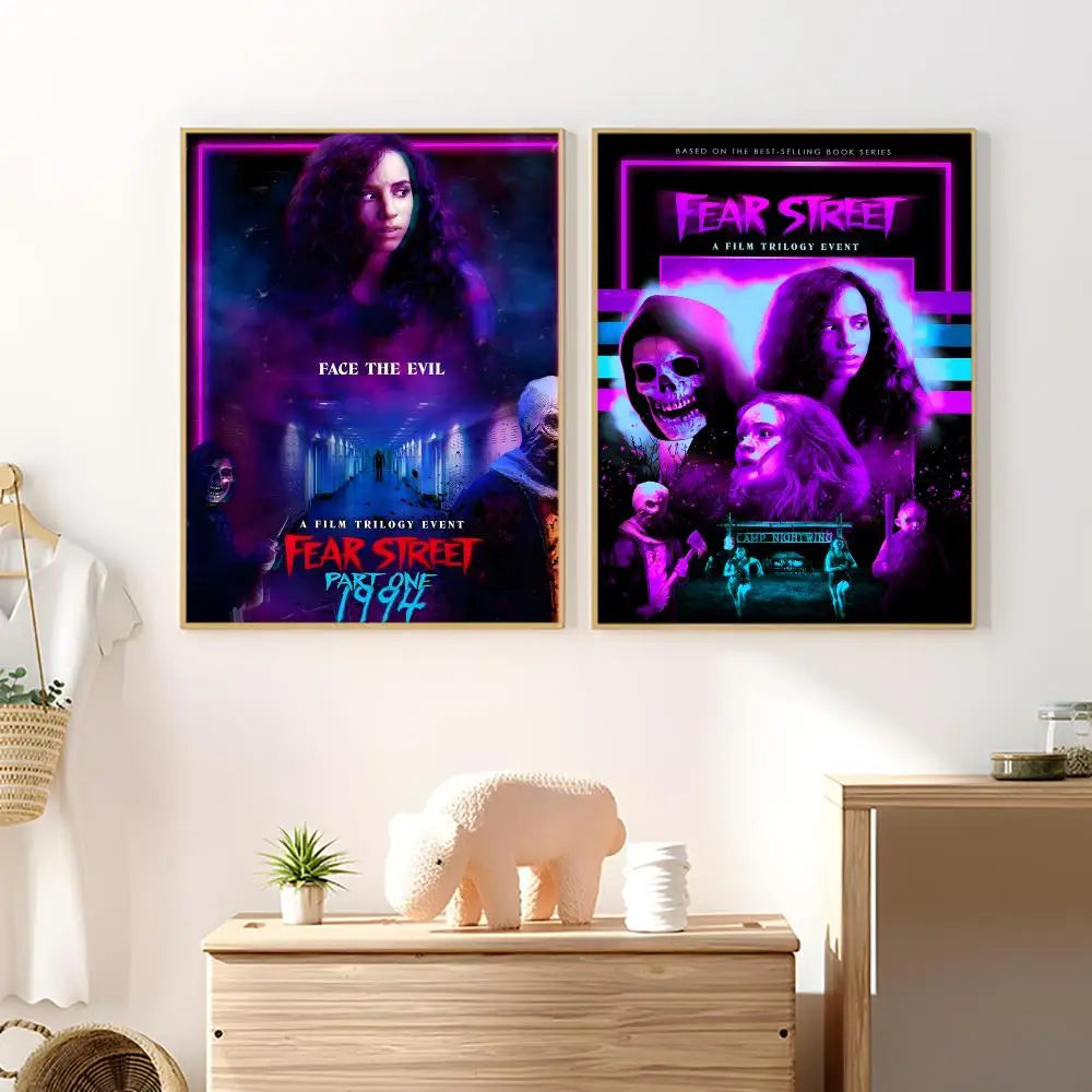 Fear Street Horror Movie Poster – HD Waterproof Wall Sticker Movie Poster Sticker Axl