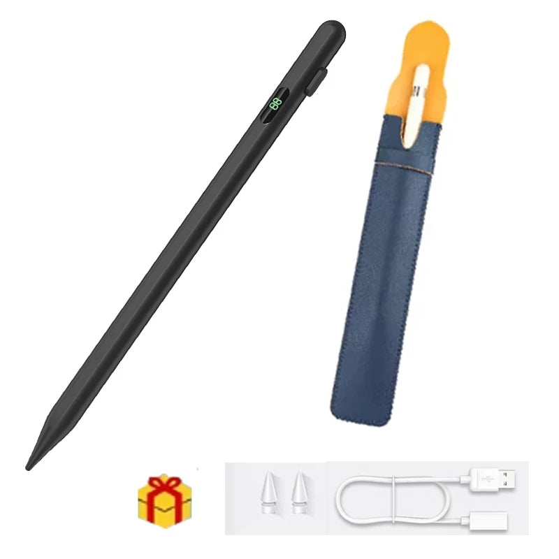 Stylus Pen for Apple iPad Air Pro Mini – Battery Display Active Stylus Pen Axl black bulebag