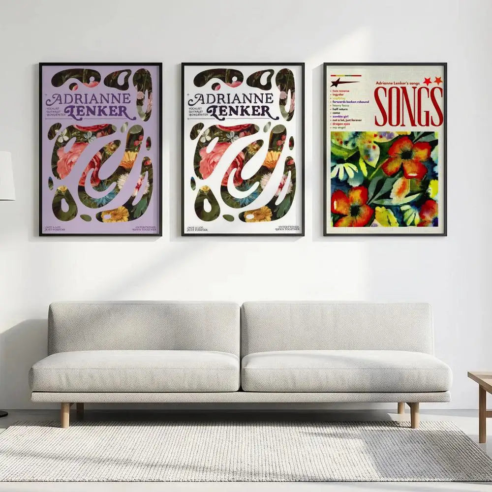 Adrianne Lenker HD Art Poster – Waterproof Sticky Wall Decor Wall Art Poster Axl