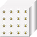 128Pcs Bee Round Stickers – Waterproof Self-Adhesive Cartoon Decals Craft Sticker Set Axl AECH04-17922