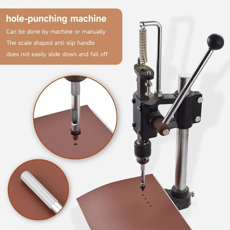 8-Piece Steel Leather Hole Punch Set – DIY Belts & Straps Leather Punch Set Axl