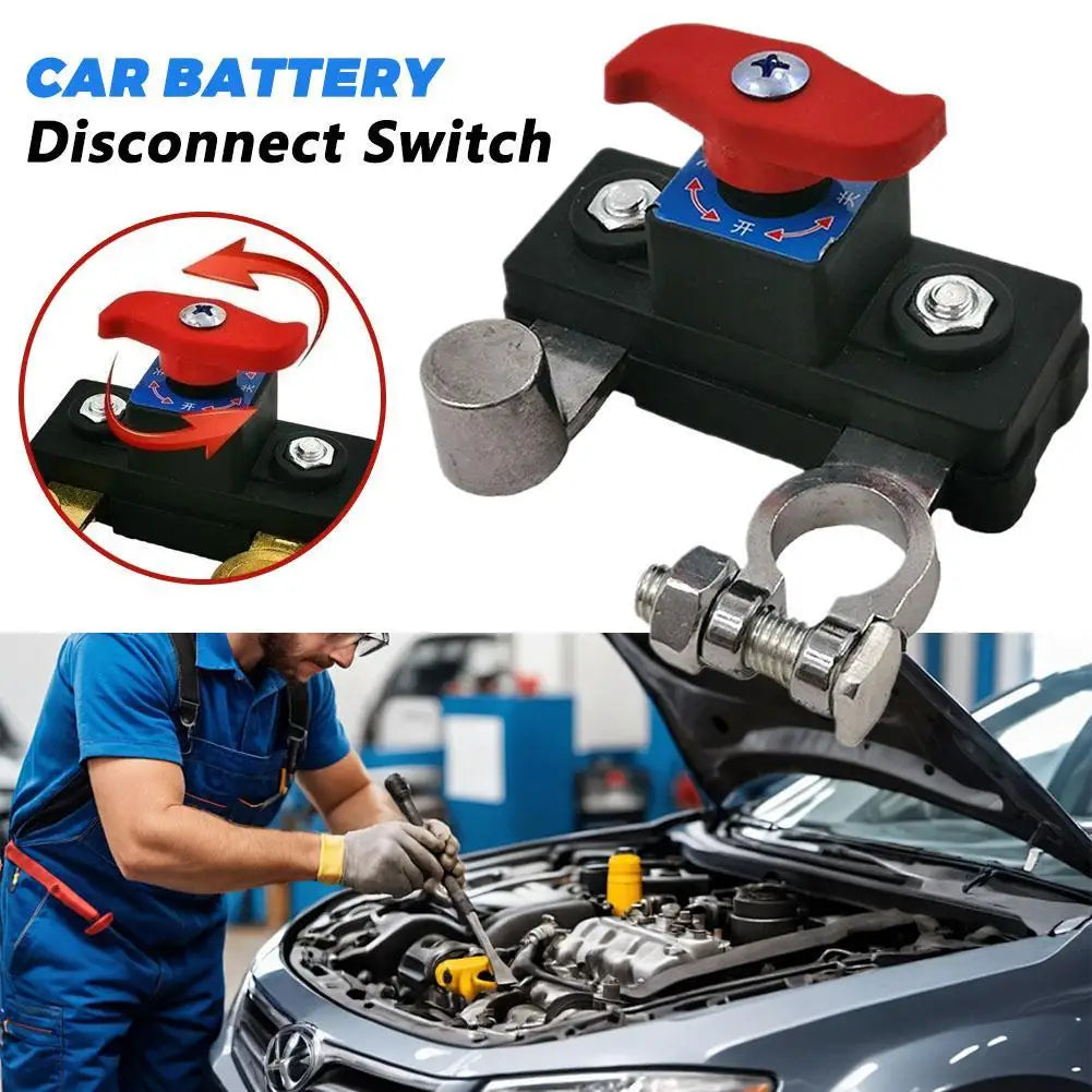 12V–48V Battery Master Cut-Off Switch for RV, Boat & Car Battery Isolator Switch Axl