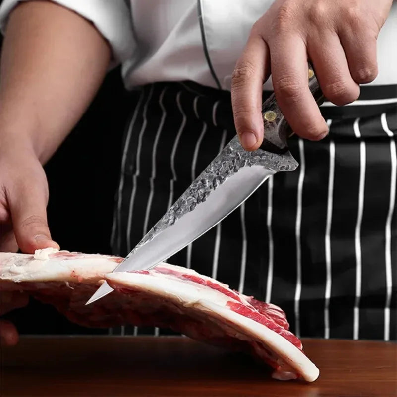 InLeung Handmade Stainless Steel Boning & Cleaver Chef Knife Chef Kitchen Knife Axl