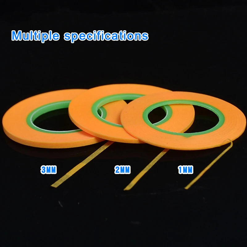Ultra-Fine Model Masking Tape 1mm 2mm 3mm – 18m Roll Model Masking Tape Axl