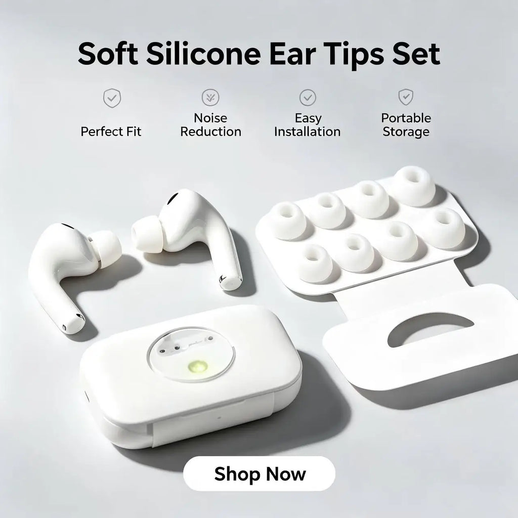 Silicone Ear Tips for AirPods Pro – 4–12 Pairs Replacement Kit Earbud Tip Replacement Axl