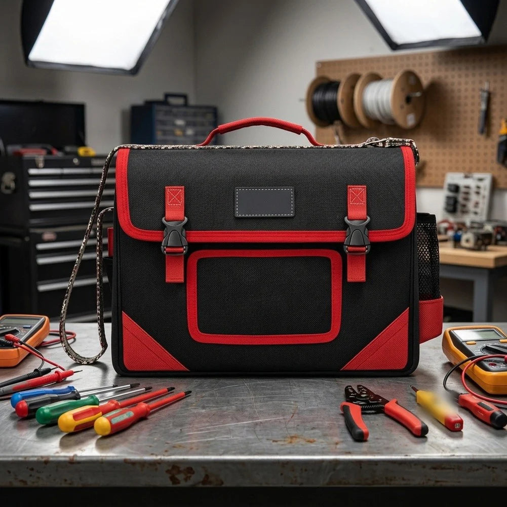 Multifunctional Tool Bag – Large Capacity Electrician Organizer Tool Storage Bag Axl