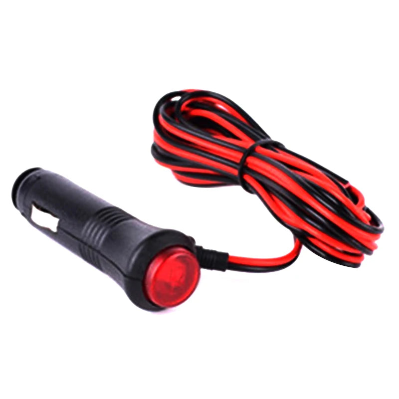 12/24V Car Cigarette Socket Plug Connector Cable & On/Off Switch Car Power Connector Axl