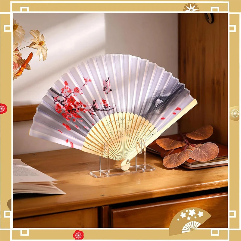 Acrylic Fan Display Stand – Foldable Holder for Hand Fans Fan Display Stand Axl