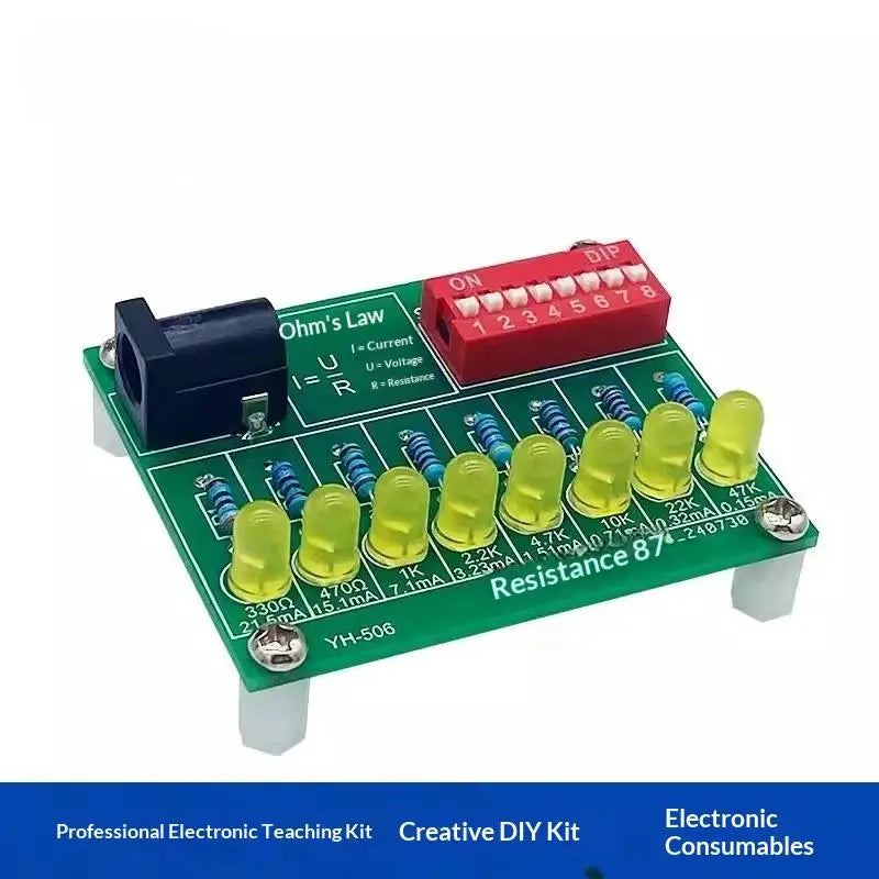 Soldering Practice DIY Kit – LED PCB Learning Board for Students Soldering Practice Kit Axl
