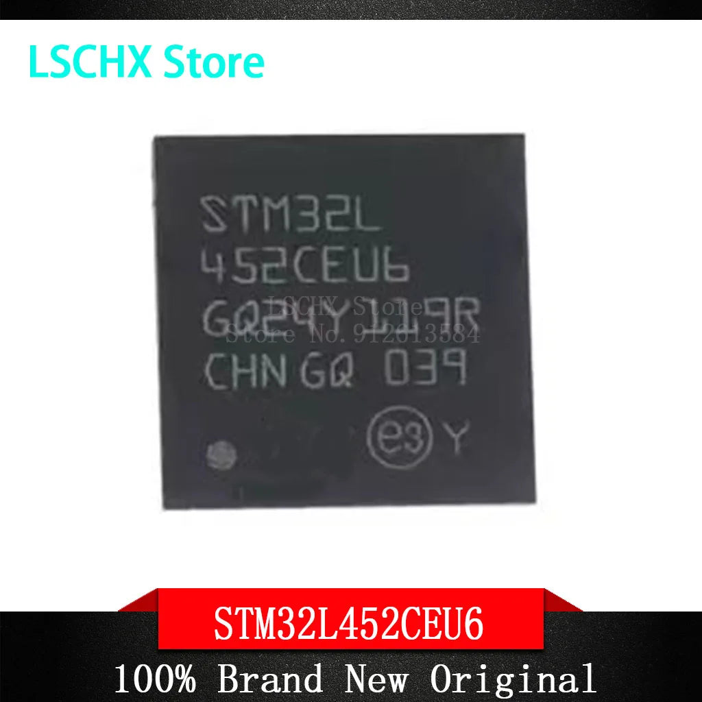 STM32L452 MCU Microcontroller – VCT6 RET6 REI3 CCU6 Variants Microcontroller IC Axl STM32L452CEU6