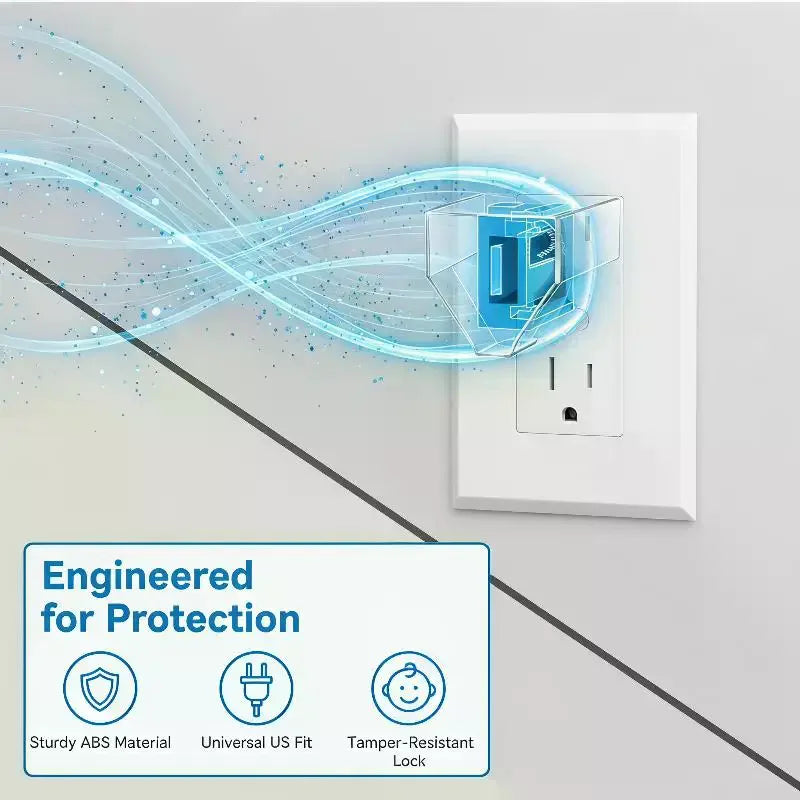 Child Proof Electrical Outlet Covers – 10 or 30 Pack Outlet Safety Covers Axl