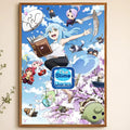 TenSura Anime Waterproof PVC Wall Poster – Peel & Stick HD Art Anime Wall Poster Axl White11 30X40cmNoframe