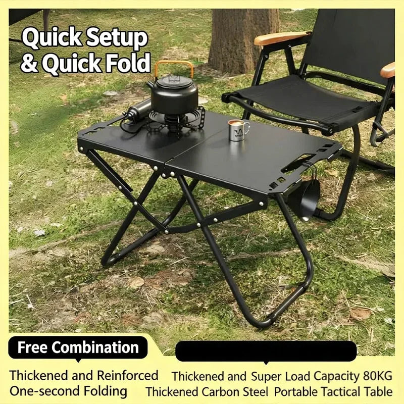 Folding Outdoor Camping Table – Portable Lightweight Dining Table Folding Outdoor Table Axl
