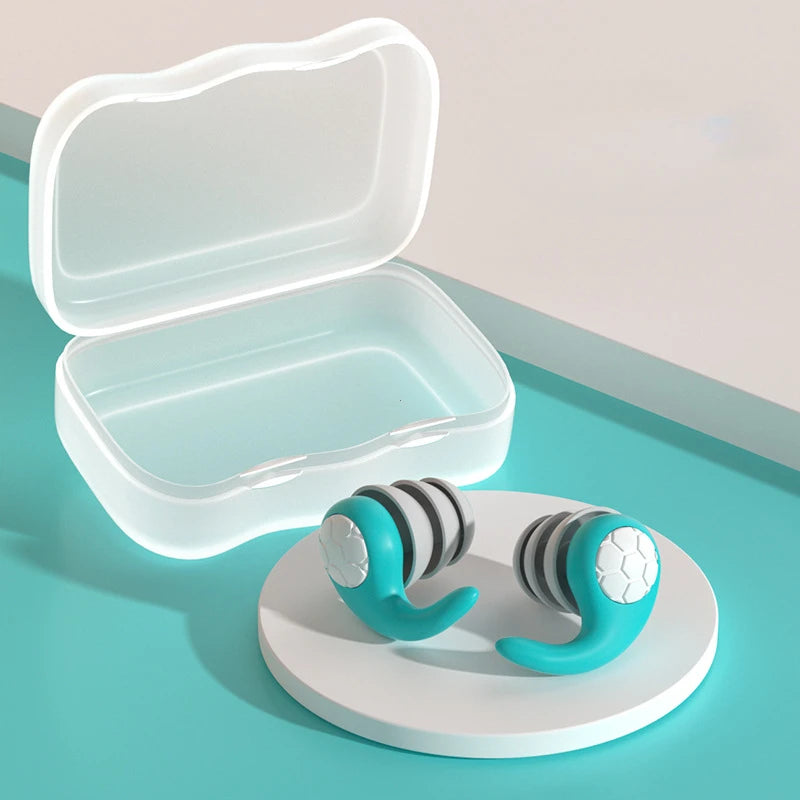 Silicone Noise Reducing Earplugs – Sleep, Swim & Work Silicone Earplugs Axl Blue-S