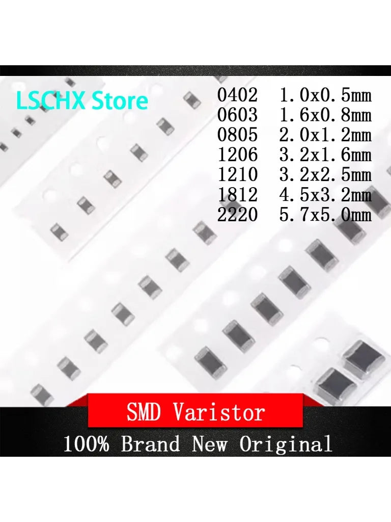 SMD Varistor Roll 0603–2220 | 8V to 47V Voltage Protection SMD Varistor Axl