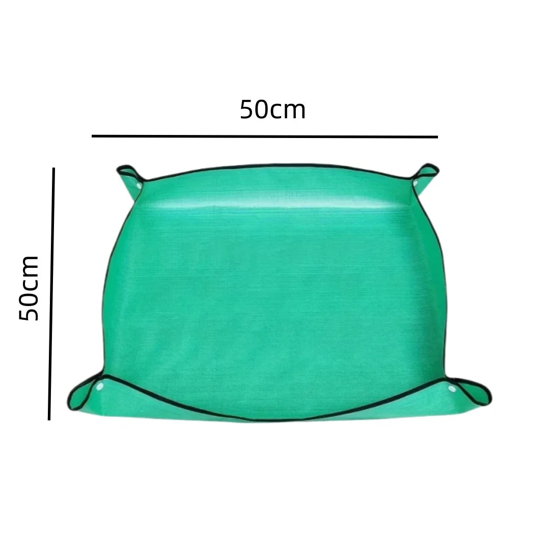 Leak-Proof PE Gardening Mat – Foldable Potting & Planting Pad Garden Planting Mat Axl 50x50cm