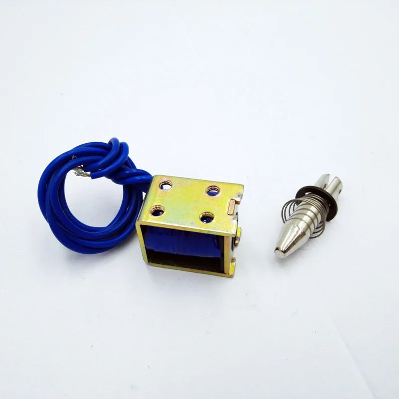 DC 12V/24V Pull Electromagnet TAU-0520 – 10mm Travel 400g Pull Solenoid Electromagnet Axl