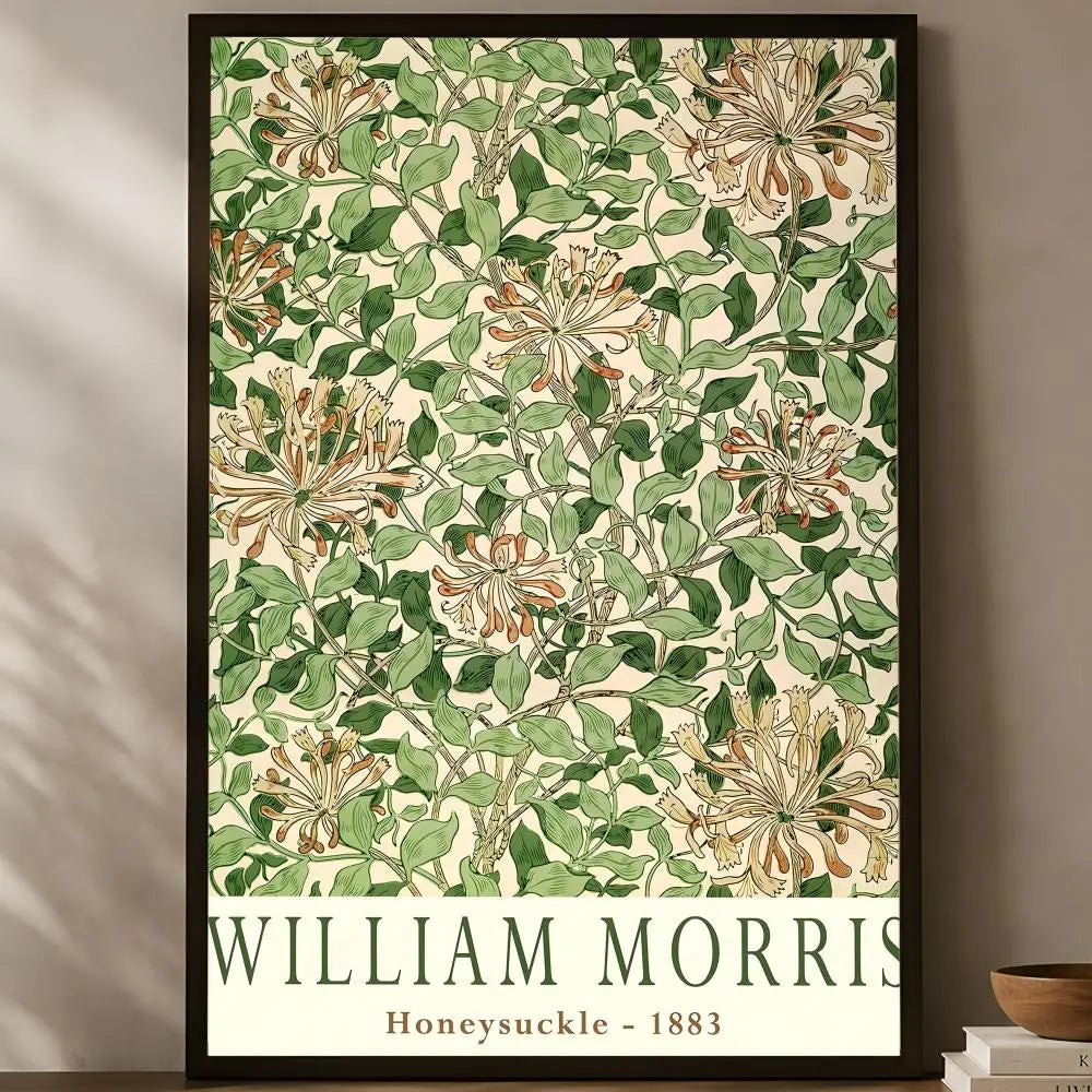 William Morris Self-Stick HD PVC Wall Art Poster | Waterproof