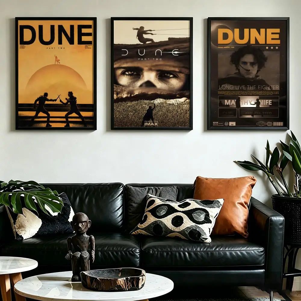 Dune Movie Poster – HD Waterproof Wall Art Print Movie Wall Poster Axl