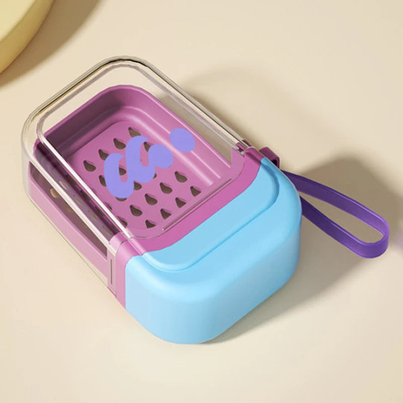 Portable Waterproof Soap Box – Travel Soap Case with Drain Travel Soap Case Axl C