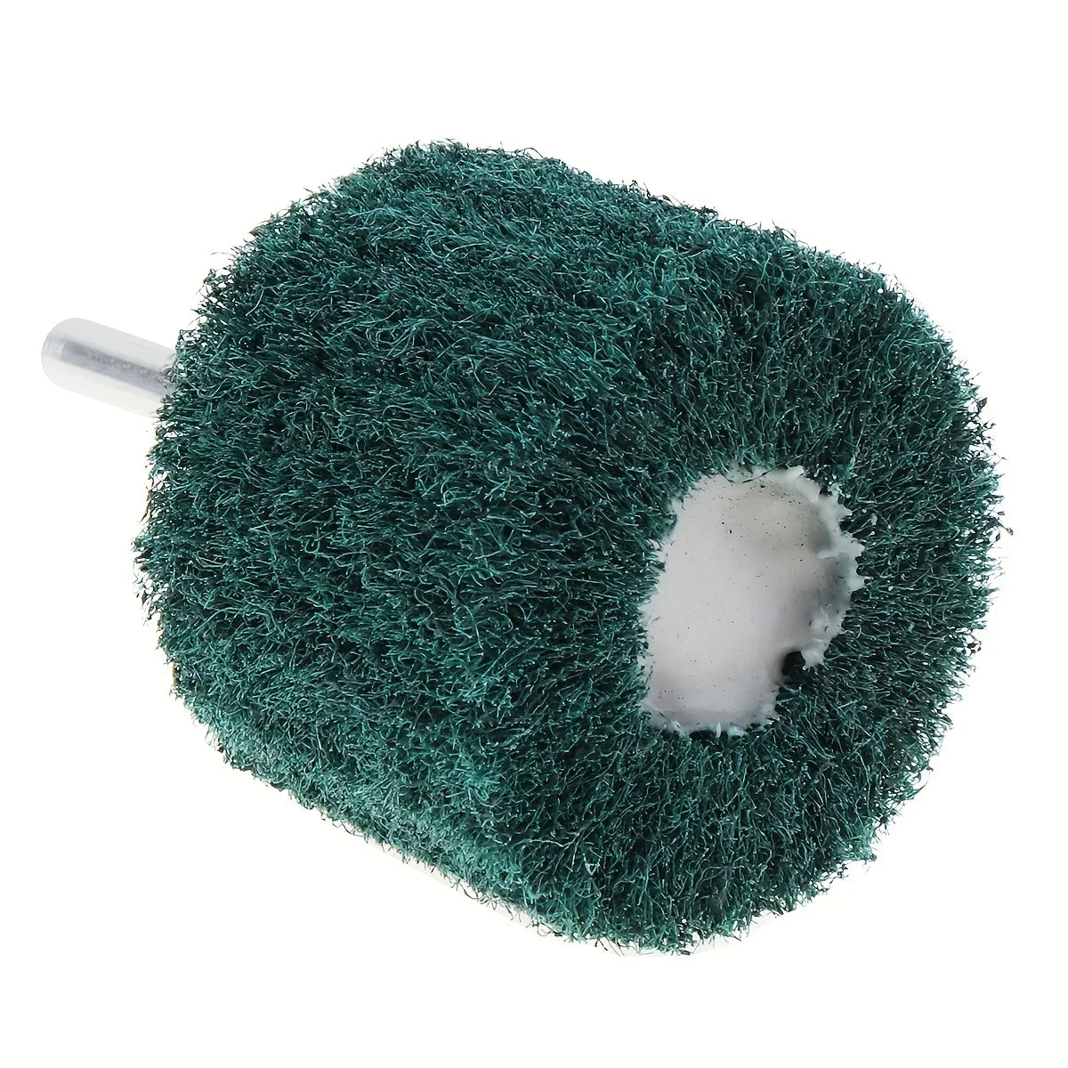 Drill-Mounted Flip Wheel Green Scouring Pad Polishing Brush Drill Polishing Brush Axl