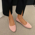Women's Round Toe Flat Shoes – Non-Slip Office Flats Women's Flat Shoes Axl 35 Pink