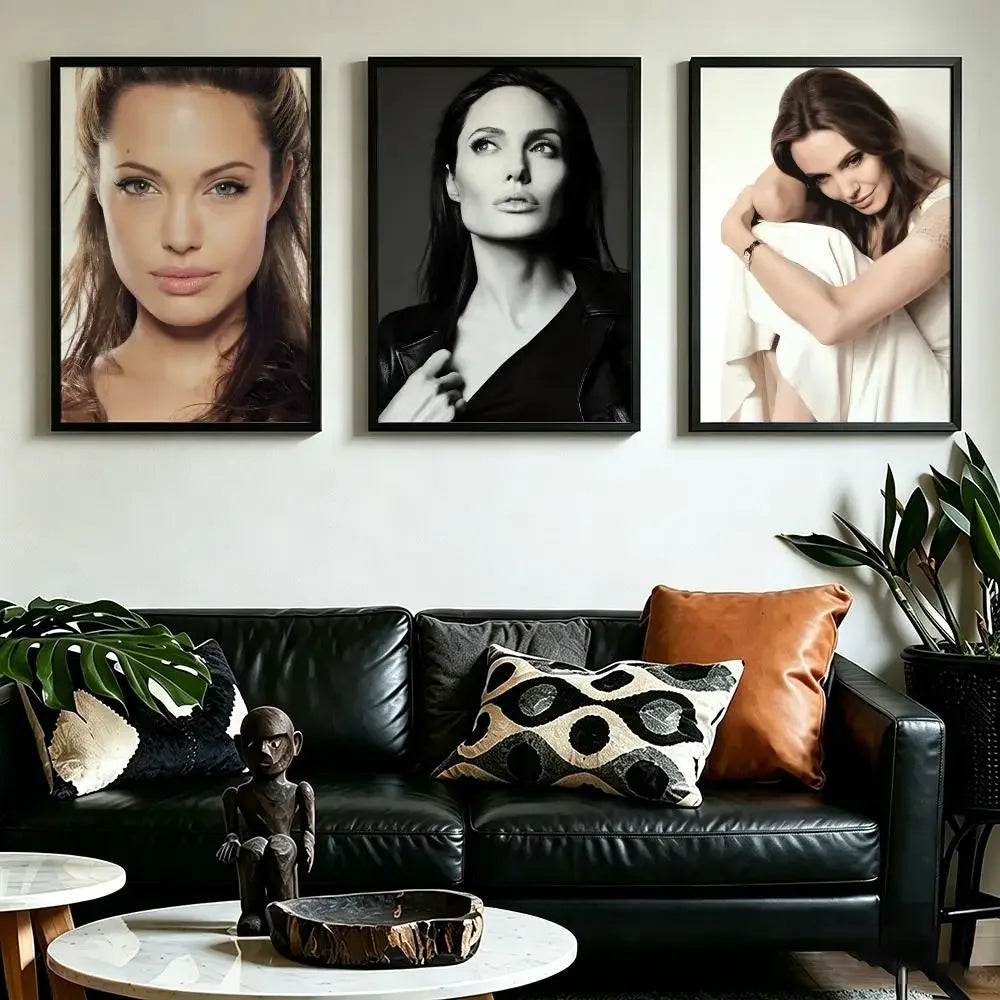 Angelina Jolie HD Art Poster – Waterproof Sticky Wall Décor Wall Art Poster Axl