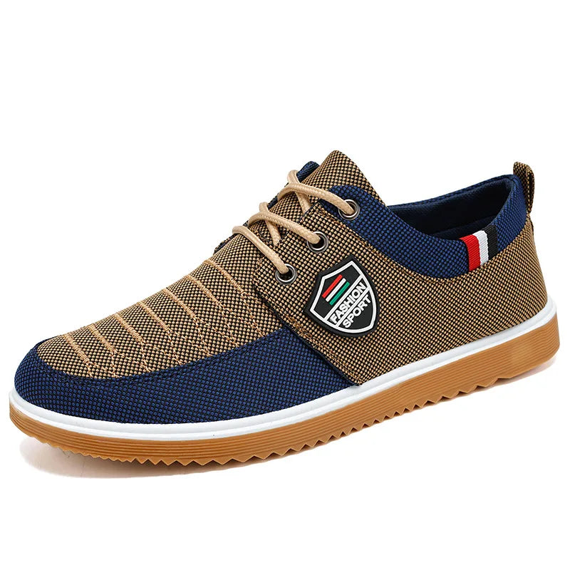 Men's Lightweight Canvas Loafers – Breathable Casual Sneakers Canvas Loafer Sneakers Axl