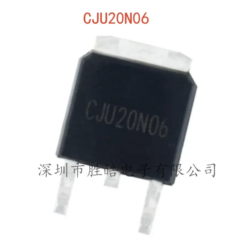 10PCS CJU20N06 N-Channel MOSFET 60V 20A TO-252 Transistor MOSFET Transistor IC Axl Default Title