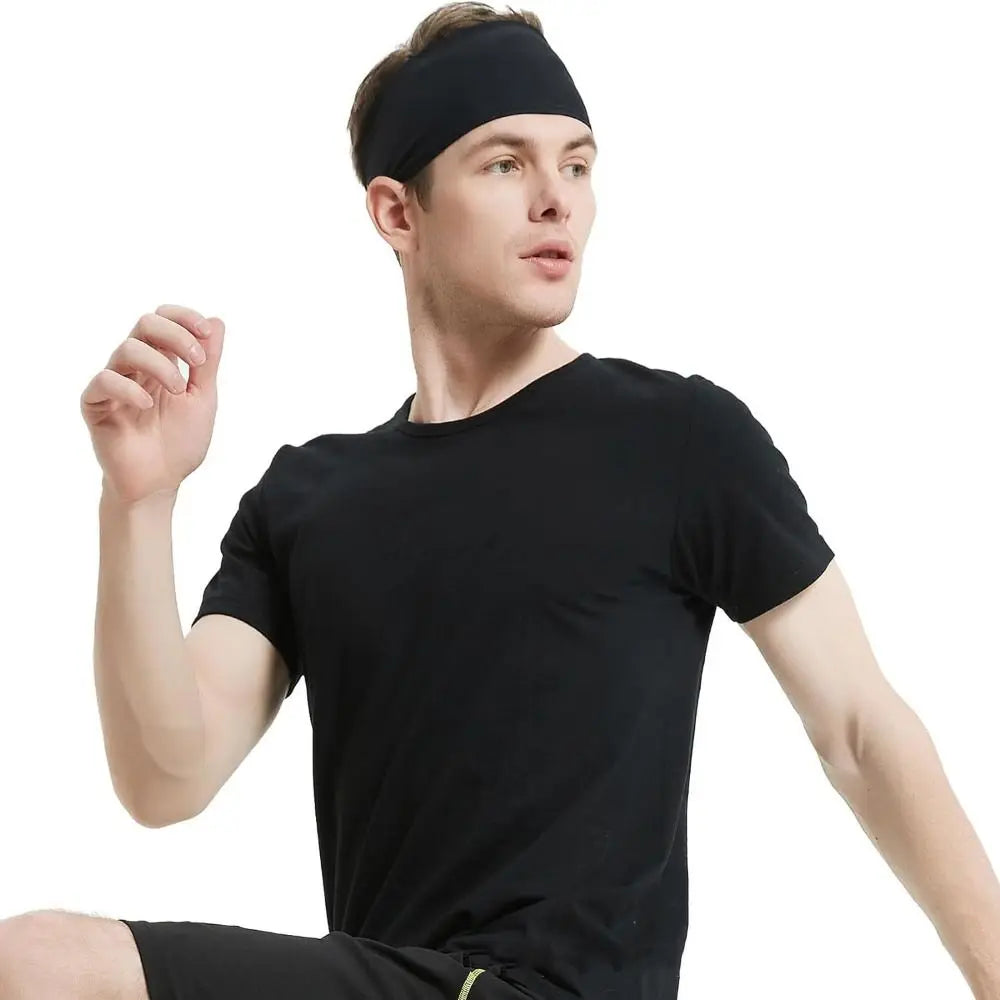 Men's Non-Slip Moisture-Wicking Workout Headband Quick-Dry Sports Headband Axl
