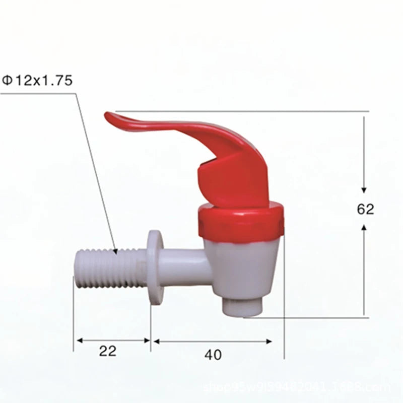 Plastic Spigot Tap for Water Dispenser & Beverage Bottles Bottle Spigot Tap Axl