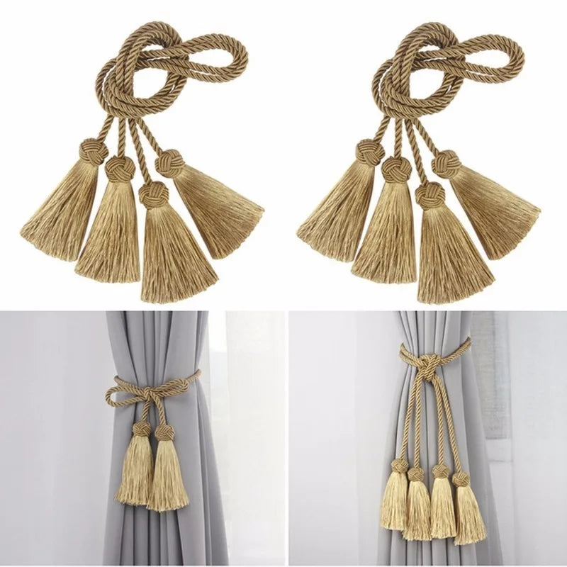 Mini Tassel Fringe Trim – DIY Craft & Curtain Tassels 1 Pair Craft Tassel Trim Axl