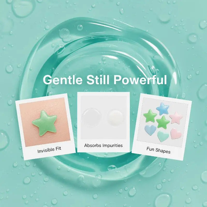 36-Pc Star Hydrocolloid Blemish Patches – Invisible Acne Cover Blemish Patches Axl