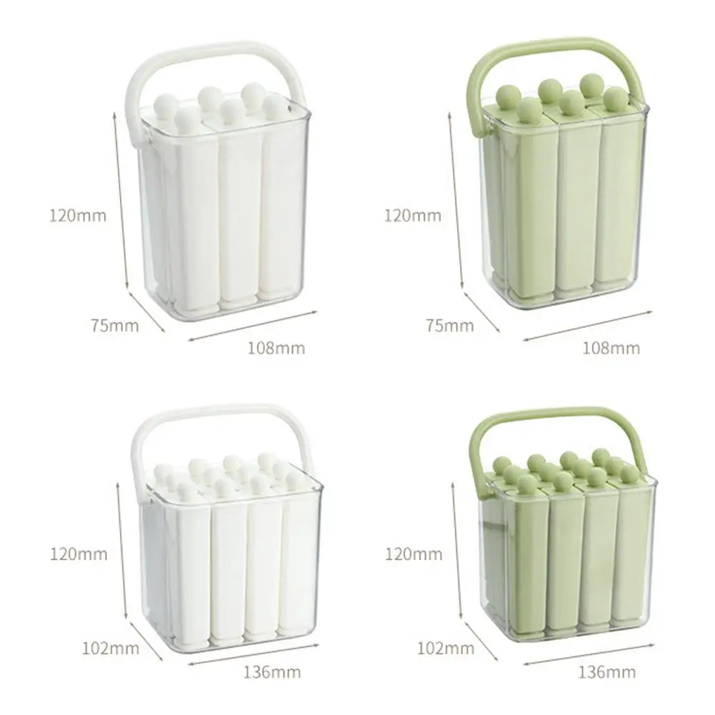 Long Silicone Ice Cube Mold with Storage Box & Handle Silicone Ice Cube Mold Axl