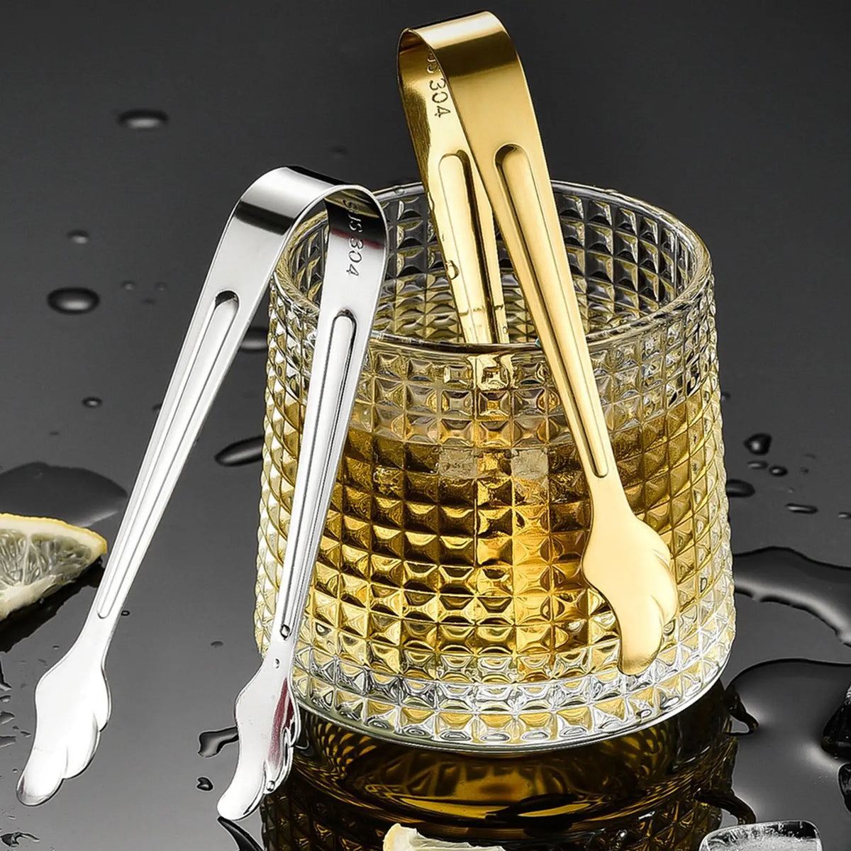 Mini Stainless Steel Serving Tongs – Ice, Sugar & Food Clamp Kitchen Serving Tongs Axl