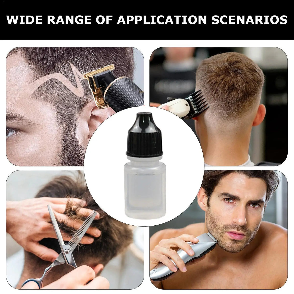 Hair Clipper Oil 10-Pack – Portable Lubricant for Trimmers Clipper Lubricant Oil Axl Default Title