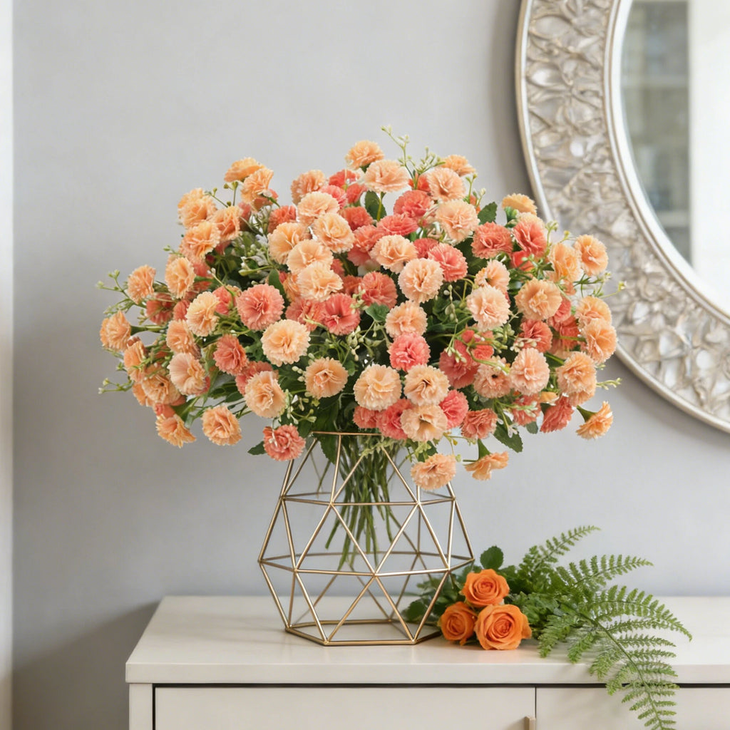 Silk Hydrangea Artificial Flowers – Lilac Wedding & Home Décor Artificial Flowers Axl