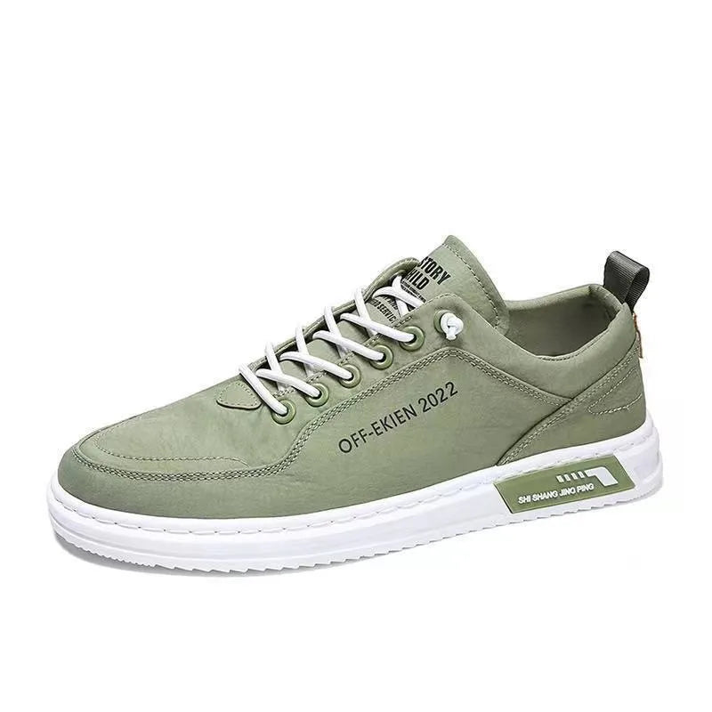 Men's Canvas Vulcanized Sneakers – Breathable Flat Casual Shoes Canvas Sneakers Axl